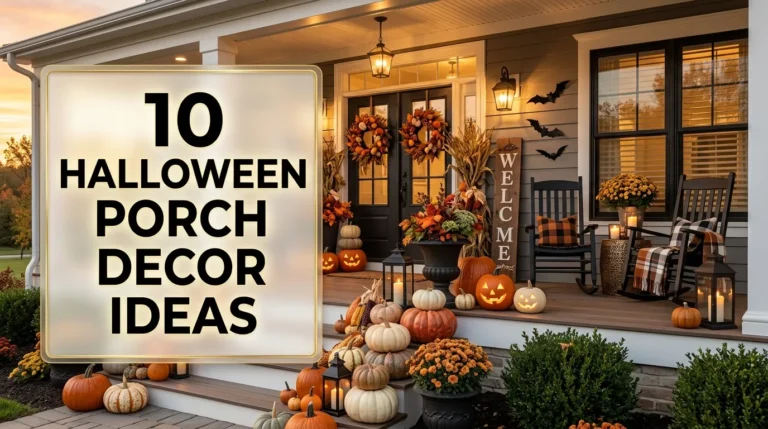 10 Halloween Porch Decor Ideas