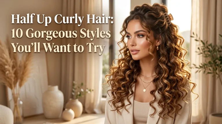 Half Up Curly Hair: 10 Gorgeous Styles You'll Want to Try