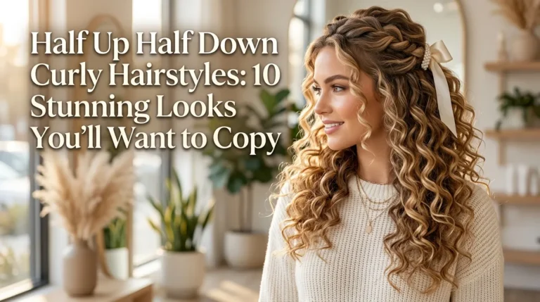 Half Up Half Down Curly Hairstyles: 10 Stunning Looks You'll Want to Copy
