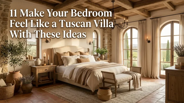11 Make Your Bedroom Feel Like a Tuscan Villa With These Ideas