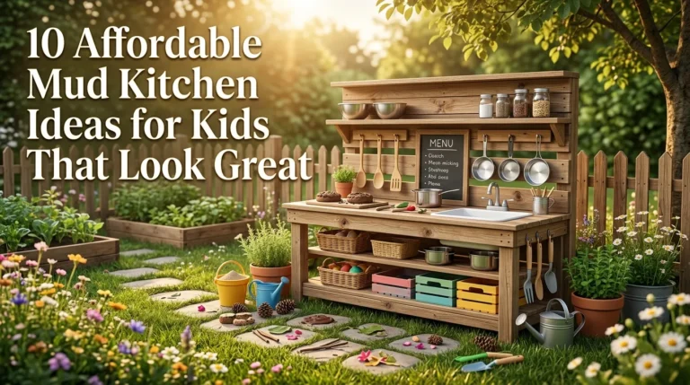 10 Affordable Mud Kitchen Ideas for Kids That Look Grea