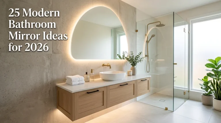 25 Modern Bathroom Mirror ideas for 2026