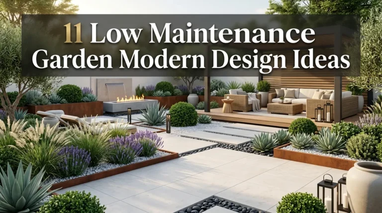   11 Low Maintenance Garden Modern Design Ideas