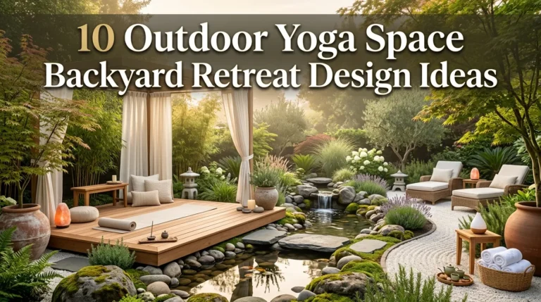 10 Outdoor Yoga Space Backyard Retreat Design Ideas