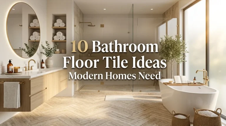 10 Bathroom Floor Tile Ideas Modern Homes Need