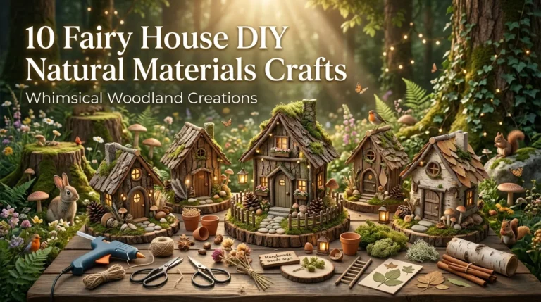 10 Fairy House DIY Natural Materials Craft