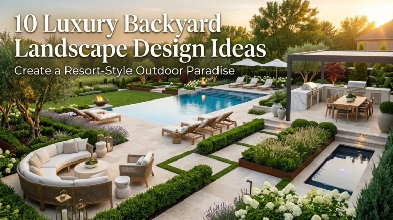 10 Luxury Backyard Landscape Design Ideas