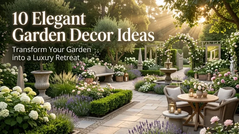 10 Elegant Garden Decor Ideas