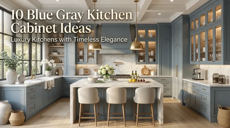 10 Blue Gray Kitchen Cabinet Ideas for Luxury Homes
