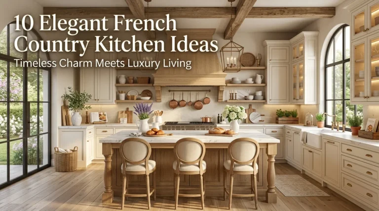 10 Elegant French Country Kitchen Ideas