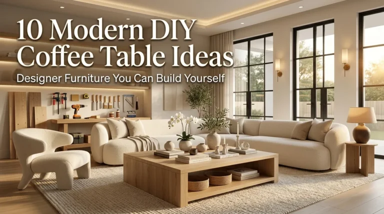 10 Modern DIY Coffee Table Ideas