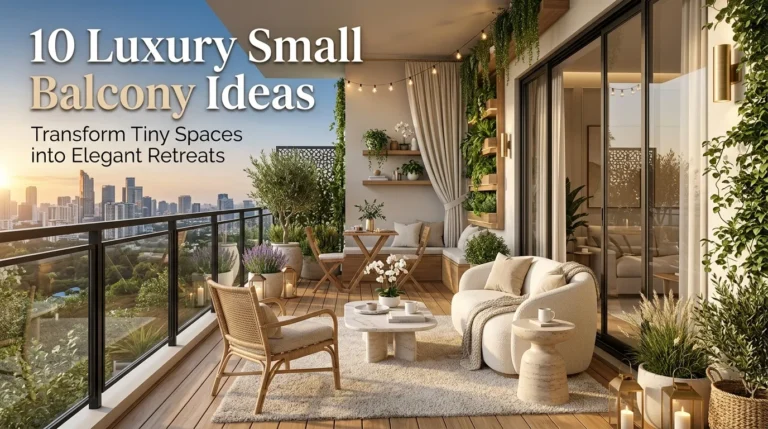 10 Luxury Small Balcony Ideas