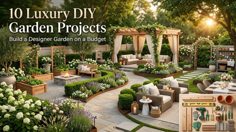 10 Luxury DIY Garden Projects