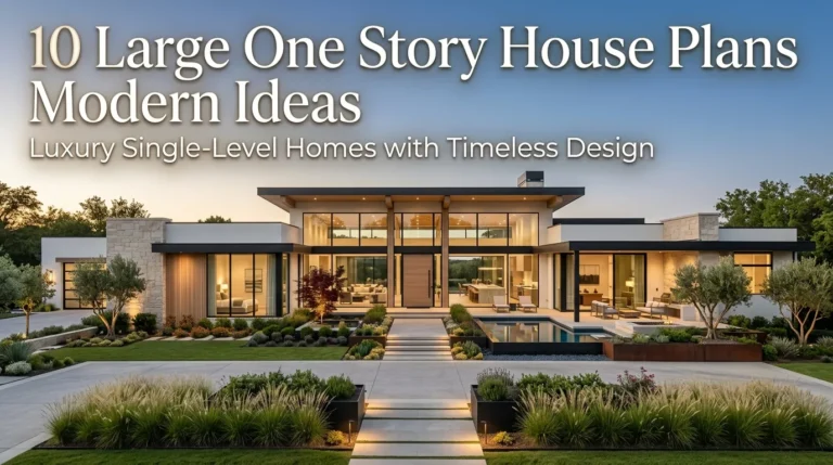 10 Large One Story House Plans Modern Ideas