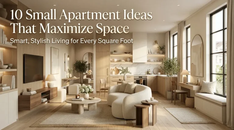 10 Small Apartment Ideas That Maximize Space