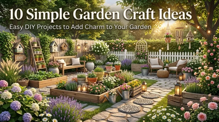 10 Simple Garden Craft Ideas