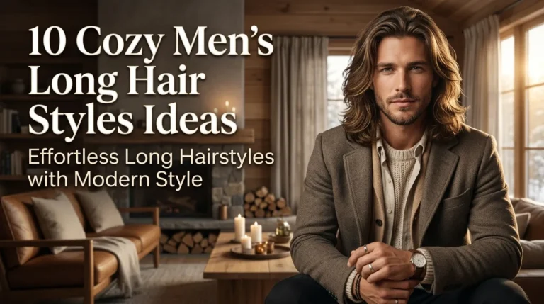 10 Cozy Men's Long Hair Styles Ideas