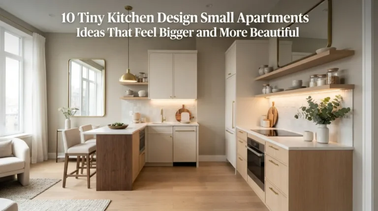 10 Tiny Kitchen Design Small Apartments Ideas That Feel Bigger and More Beautiful