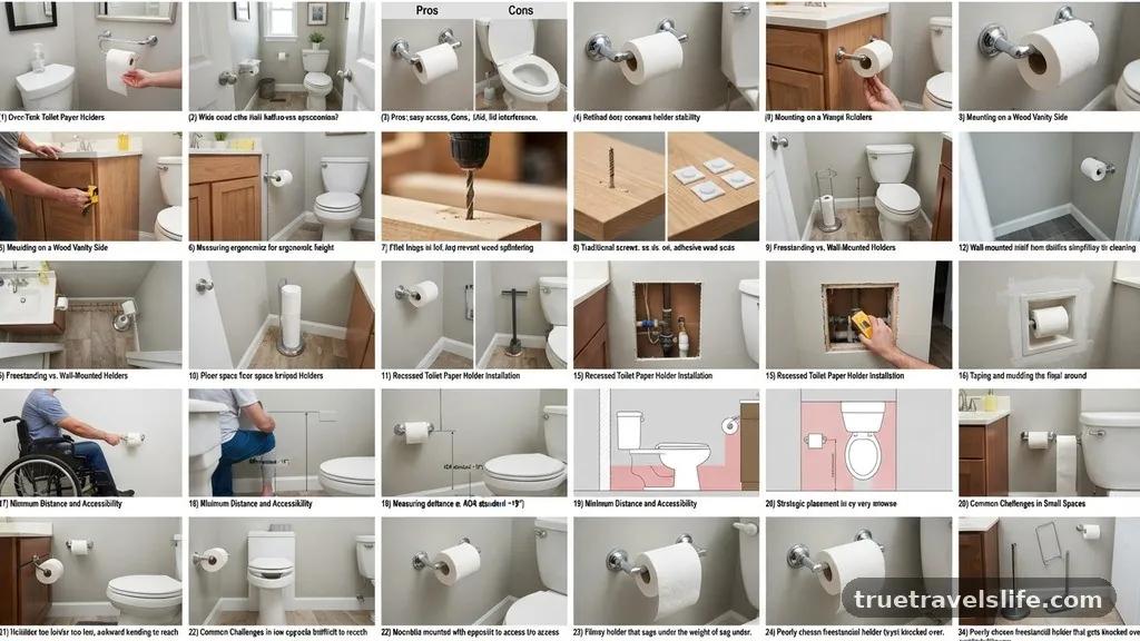 Addressing Common Concerns - Over-the-Tank Toilet Paper Holders: Pros and Cons in Small Powder Rooms