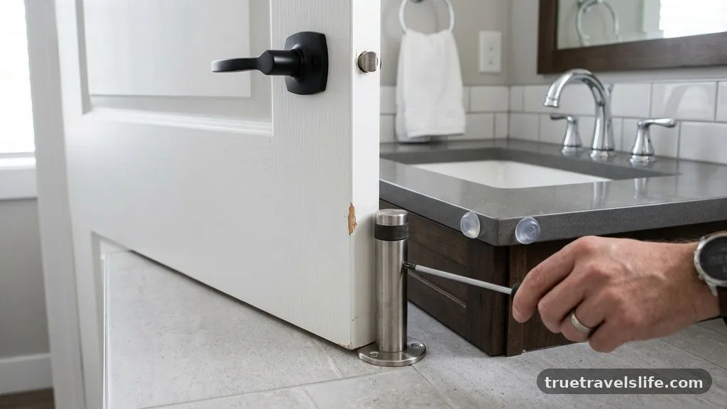 Alternative Fixes for Persistent Issues - How to Fix Bathroom Door Hitting Vanity Countertop Edge
