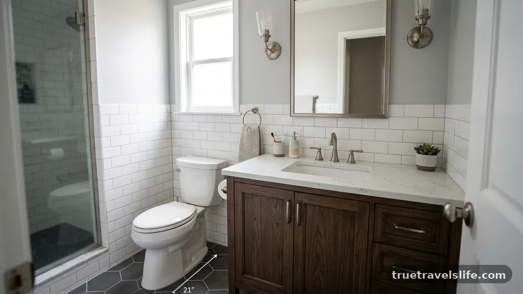 Choosing the Right Countertop Material - Can I Fit a 36-Inch Vanity in a 5x8 Bathroom? (Clearance Rules)