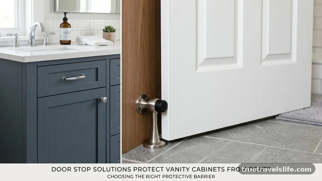 Choosing the Right Protective Barrier - Door Stop Solutions to Protect Vanity Cabinets from Dents