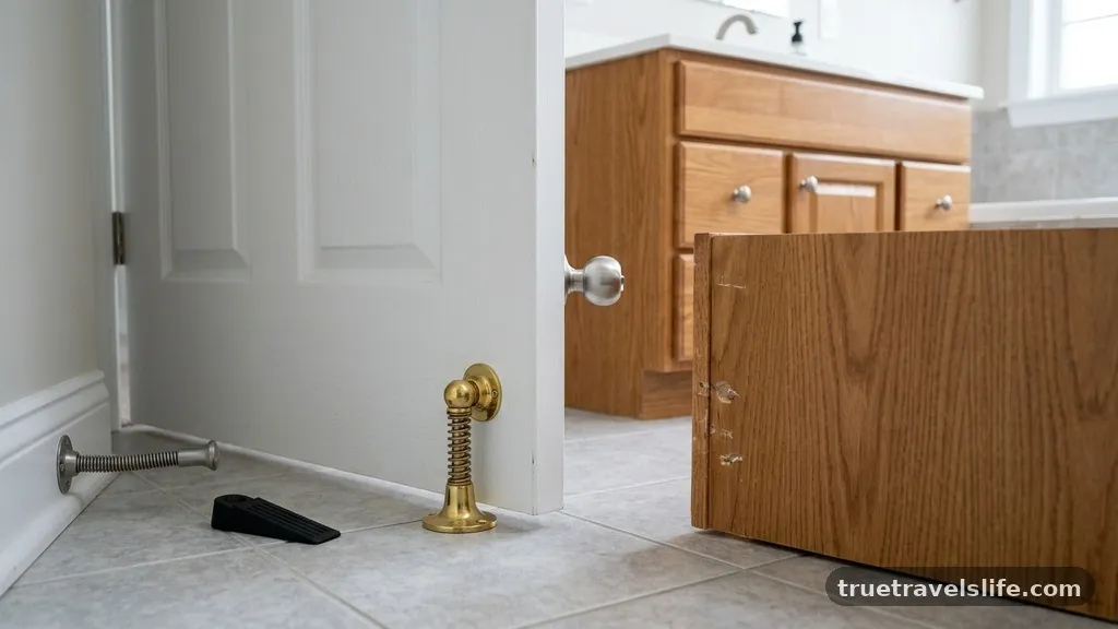 Comparing Common Protection Methods - Door Stop Solutions to Protect Vanity Cabinets from Dents