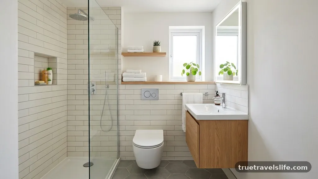 Essential Features for a Functional Bath - How to Maximize Usable Floor Space in a 40 Sq Ft Bathroom