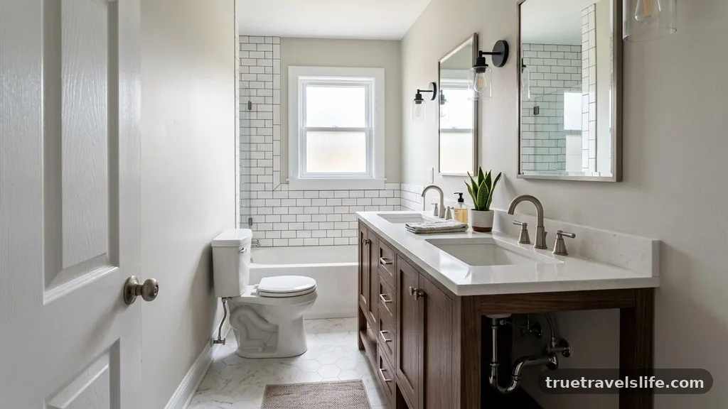 Evaluating the Spatial Constraints - Can You Put a Double Sink Vanity in a 5x8 Bathroom?
