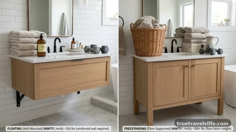 Floating vs Freestanding 30-Inch Vanity: Which Holds More Weight?