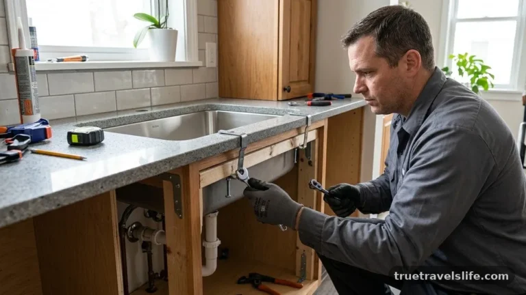 How to Mount an Undermount Sink on an 18-Inch Narrow Countertop