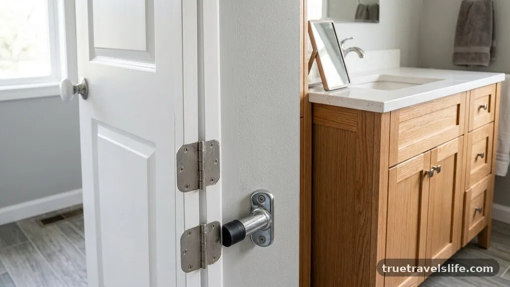 Installing Hinge Pin and Wall Stops - Door Stop Solutions to Protect Vanity Cabinets from Dents