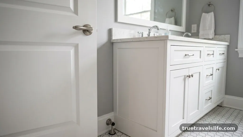 Long-Term Cabinet Preservation - Door Stop Solutions to Protect Vanity Cabinets from Dents