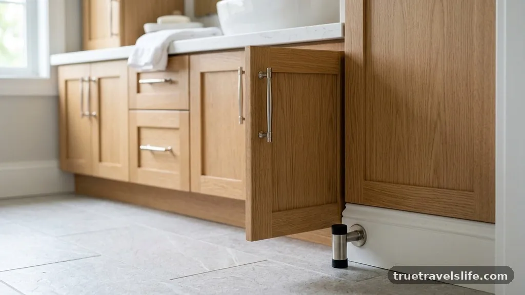 Maintaining Your Cabinet Hardware - Door Stop Solutions to Protect Vanity Cabinets from Dents