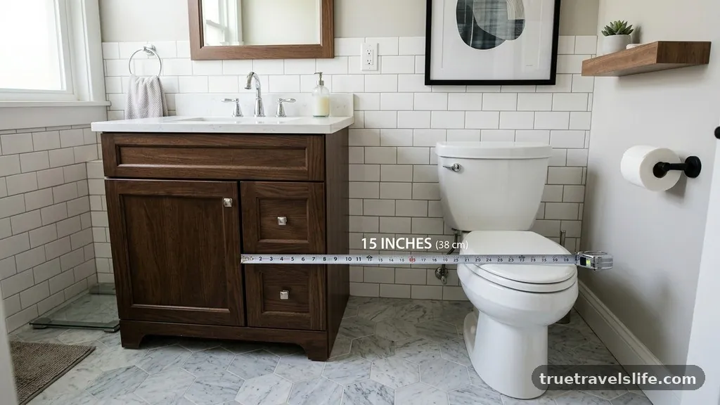 The Impact of Fixture Selection - How Much Clearance Is Needed Between a Bathroom Vanity and Toilet?