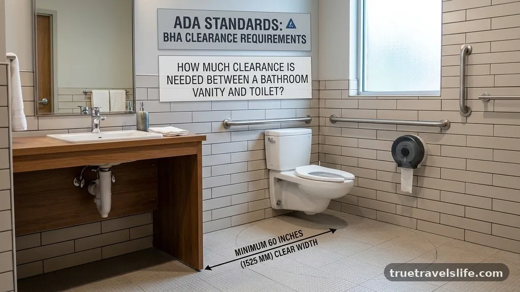 The Role of ADA Standards - How Much Clearance Is Needed Between a Bathroom Vanity and Toilet?
