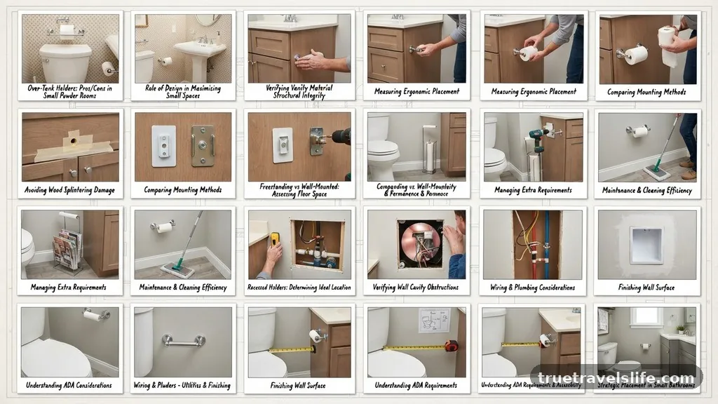 The Role of Design in Small Spaces - Over-the-Tank Toilet Paper Holders: Pros and Cons in Small Powder Rooms