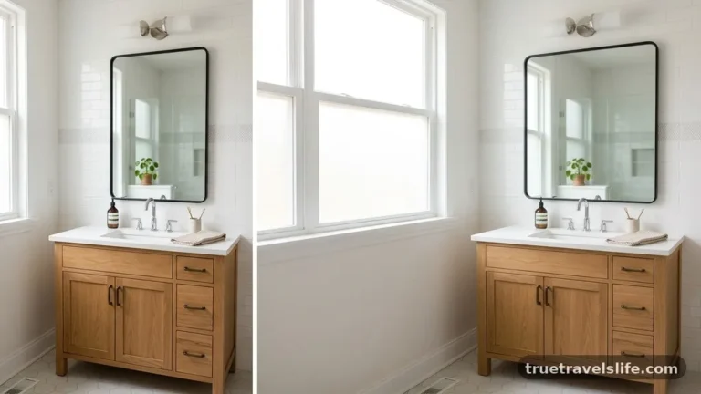 What Size Mirror Looks Proportional Above a 30-Inch Vanity?
